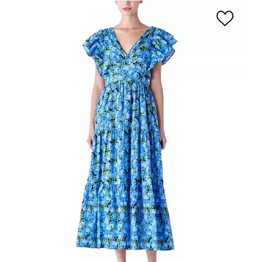 NWT English Factory Floral Maxi Dress, Women’s Size Small